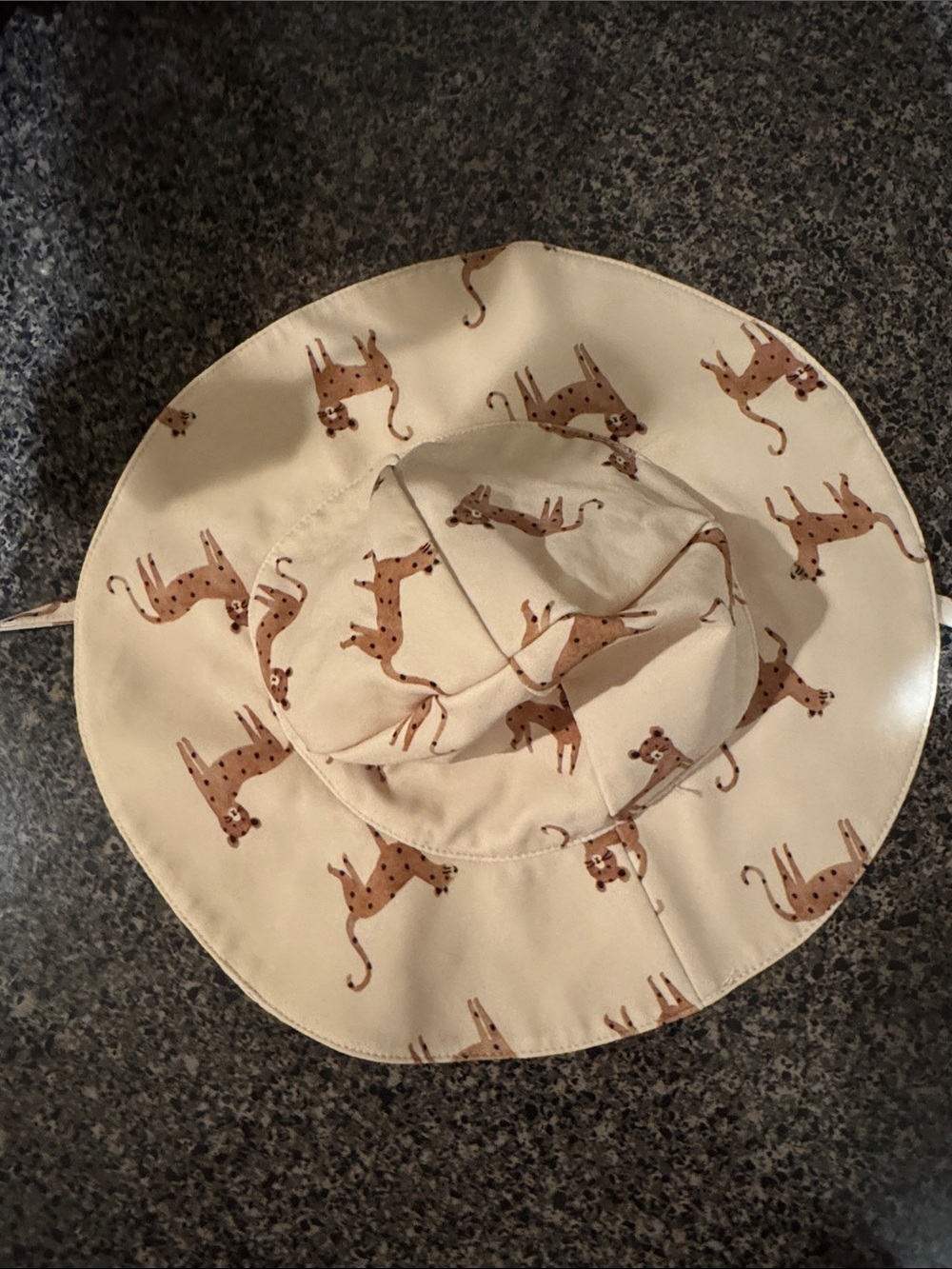 Rylee + Cru Floppy Swim Hat Leopard 6-12 mo